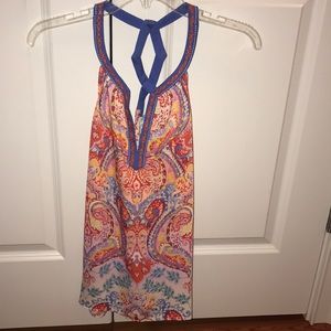 Blue and Red Summer tank top